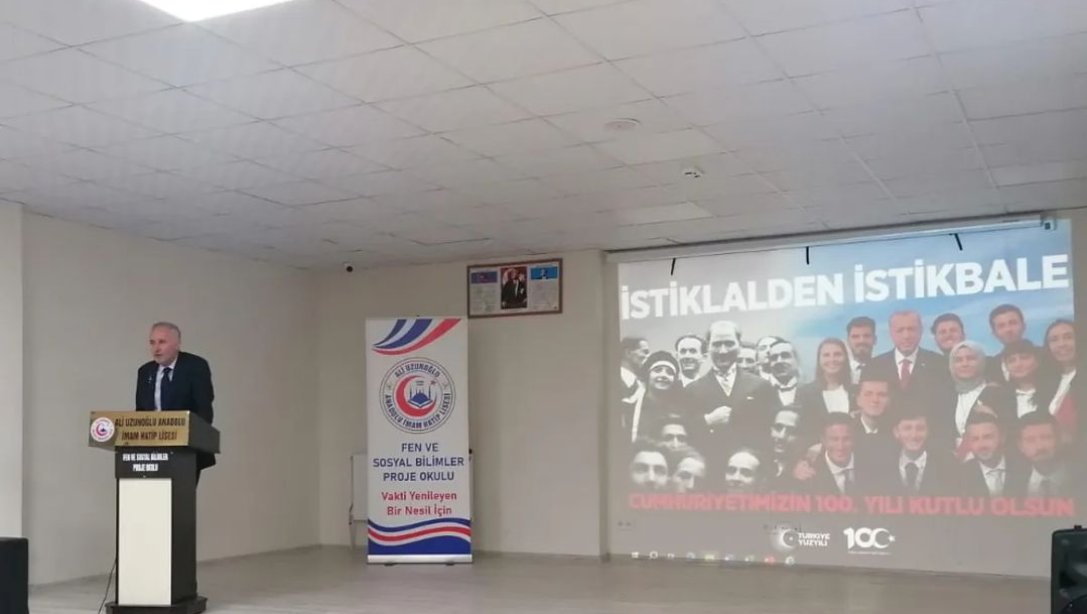 Mustafa DİKİCİ, Soma İmam Hatip Okulları Tarafından Hazırlanan Salon Programına Katıldı.